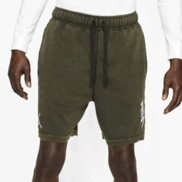 Jordan Shorts Small Mens Zion Performance Green $75 - Picture 8 of 10